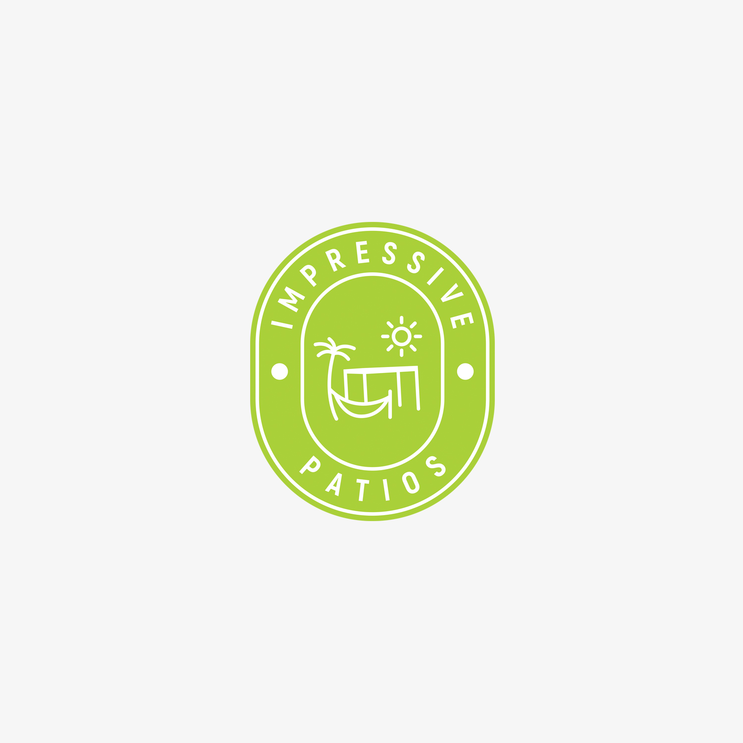 Diseño de Logo por creartiveds para Impressive Patios | Diseño #21217167