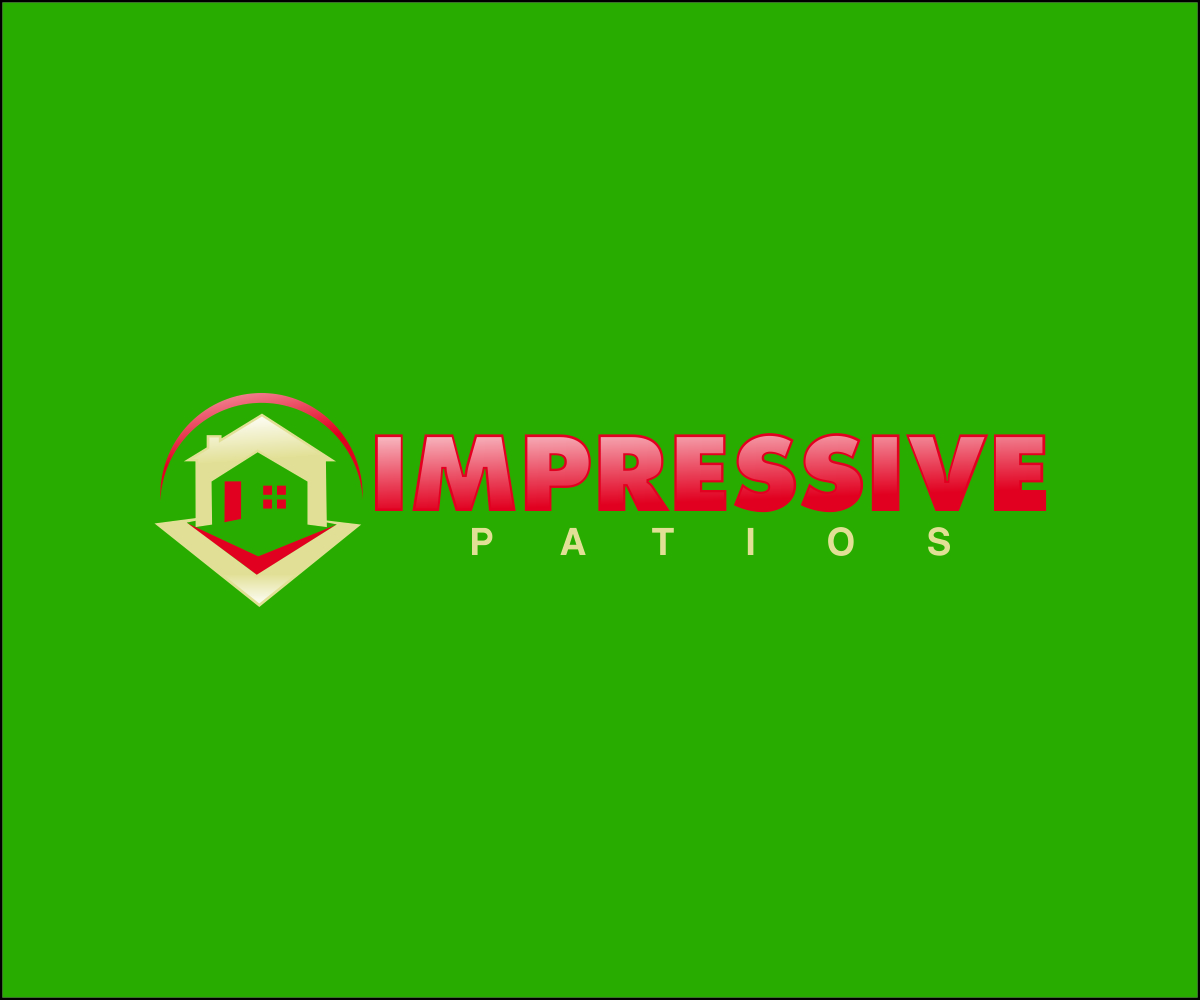 Logo Design by k.l.s.chatterjee 2 for Impressive Patios | Design #21182866