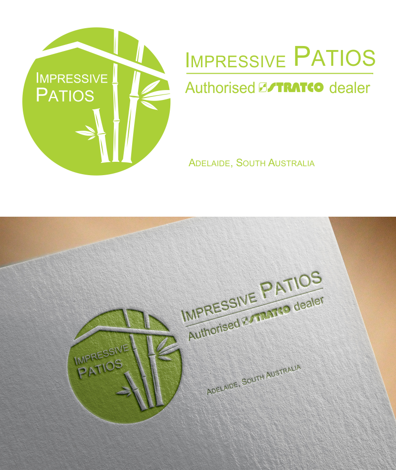 Logo Design by Alkaz for Impressive Patios | Design #21184435