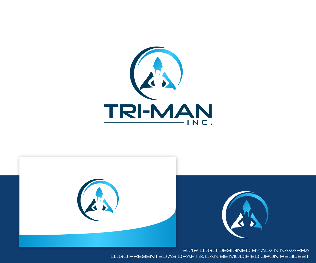 Logo-Design von alvinnavarra für Tri-Man, Inc | Design #21199818
