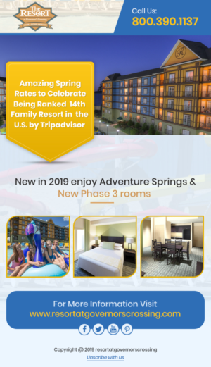 E-Mail Marketing-Design von Pd Work für Smoky Mountain Resorts | Design #21190550