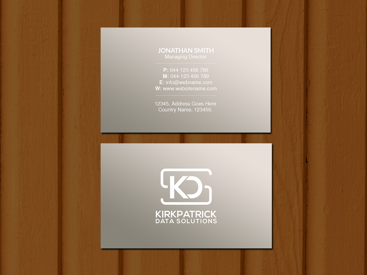 Business Card Design by Creations Box 2015 for this project | Design #21183521