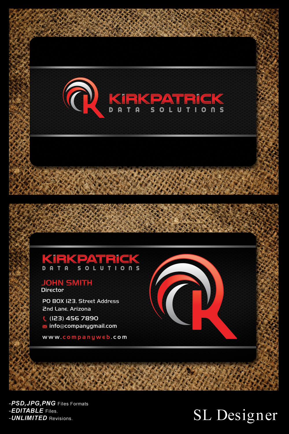 Diseño de Tarjeta de Presentación por SL Designer para este proyecto | Diseño #21187842
