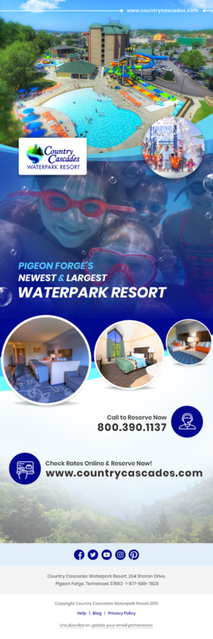 Email Marketing Design by Dzonecreative for Smoky Mountain Resorts | Design #21194072