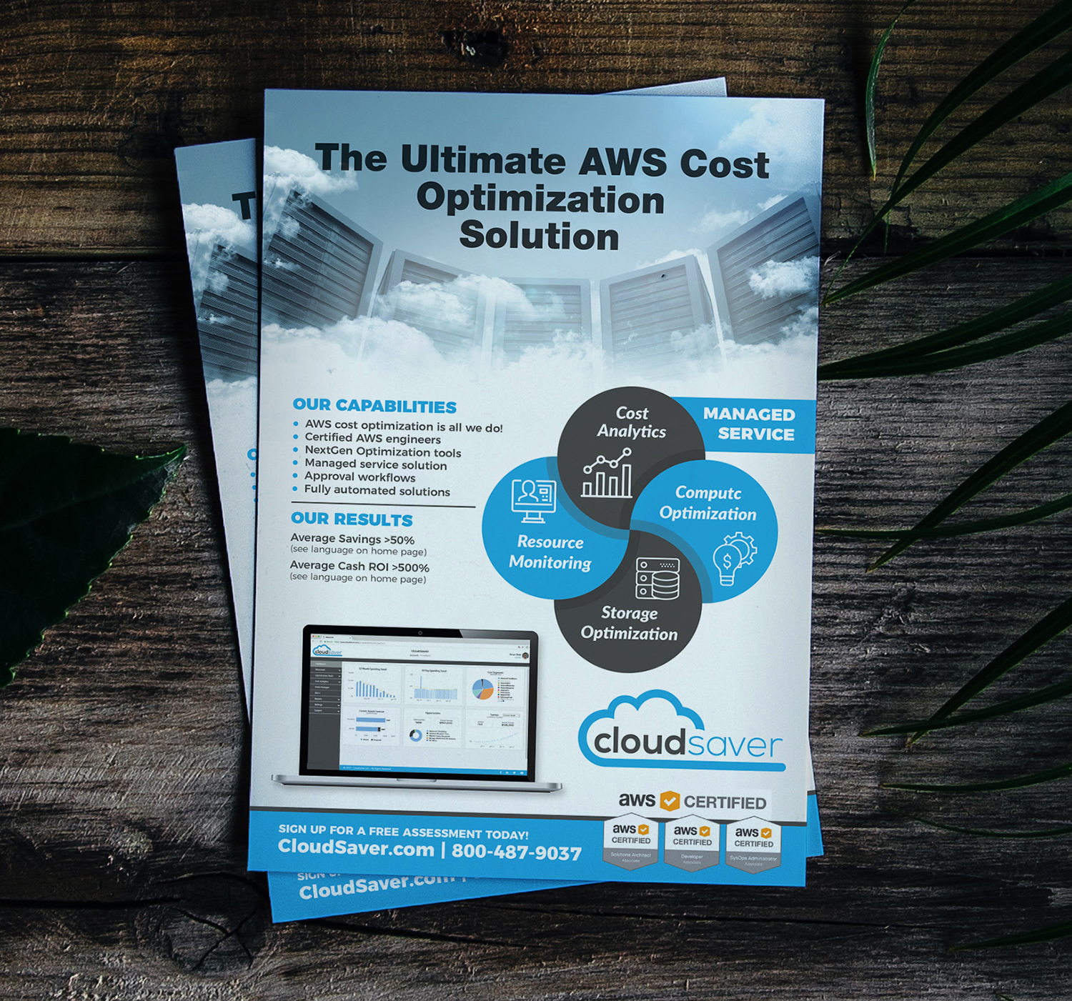 Design de Flyer par Deziners Zone pour CloudSaver | Design #21183142