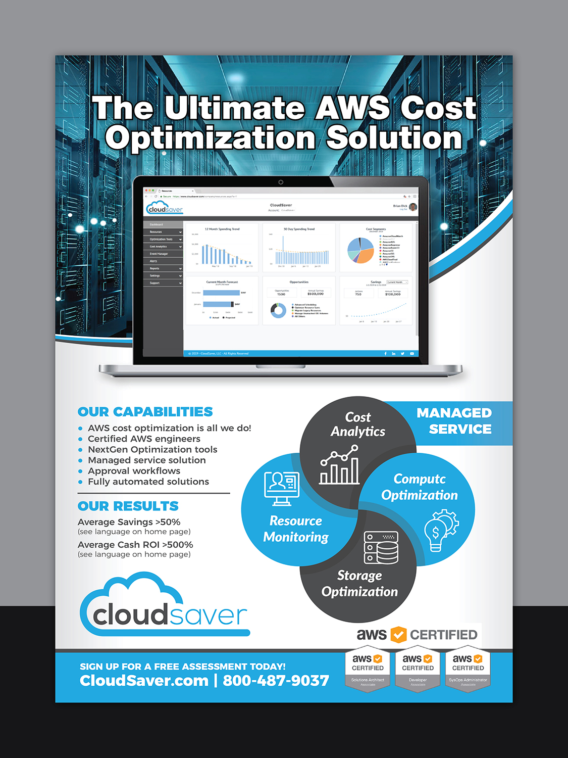 Flyer Design by Deziners Zone for CloudSaver | Design #21183144