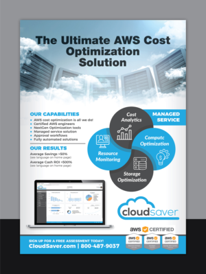 Flyer-Design von Deziners Zone für CloudSaver | Design: #21183145