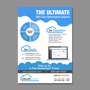Flyer-Design von aspiremedia für CloudSaver | Design #21186633