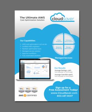 Flyer-Design von chandrayaan.creative für CloudSaver | Design #21200786