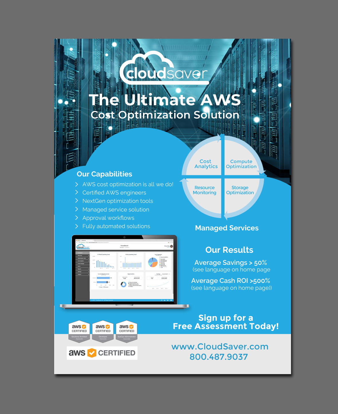 Diseño de Flyer por chandrayaan.creative para CloudSaver | Diseño #21201319