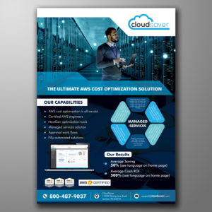 Flyer-Design von ecorokerz für CloudSaver | Design: #21182239