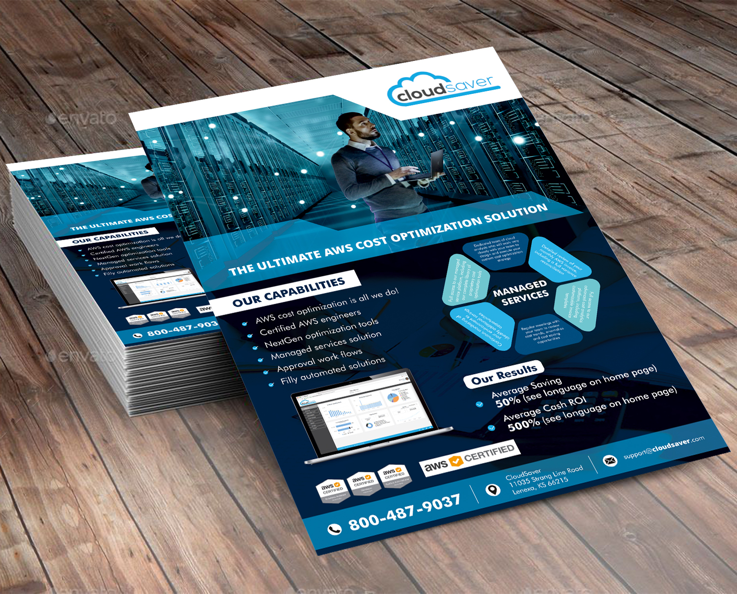 Flyer Design by ecorokerz for CloudSaver | Design #21182240