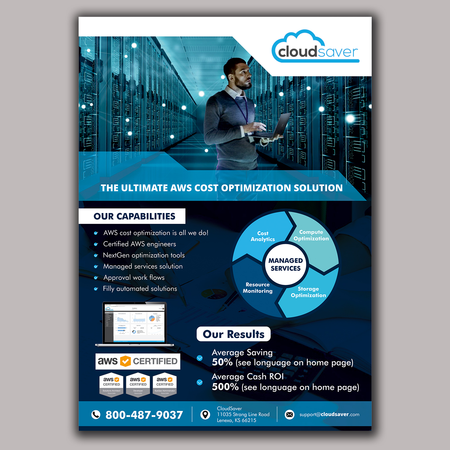 Flyer Design by ecorokerz for CloudSaver | Design #21189512