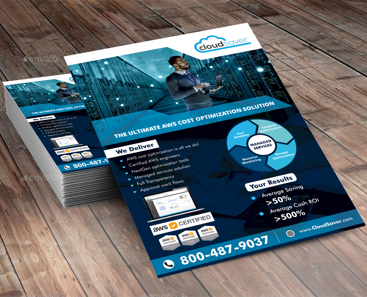 Flyer Design by ecorokerz for CloudSaver | Design #21198353