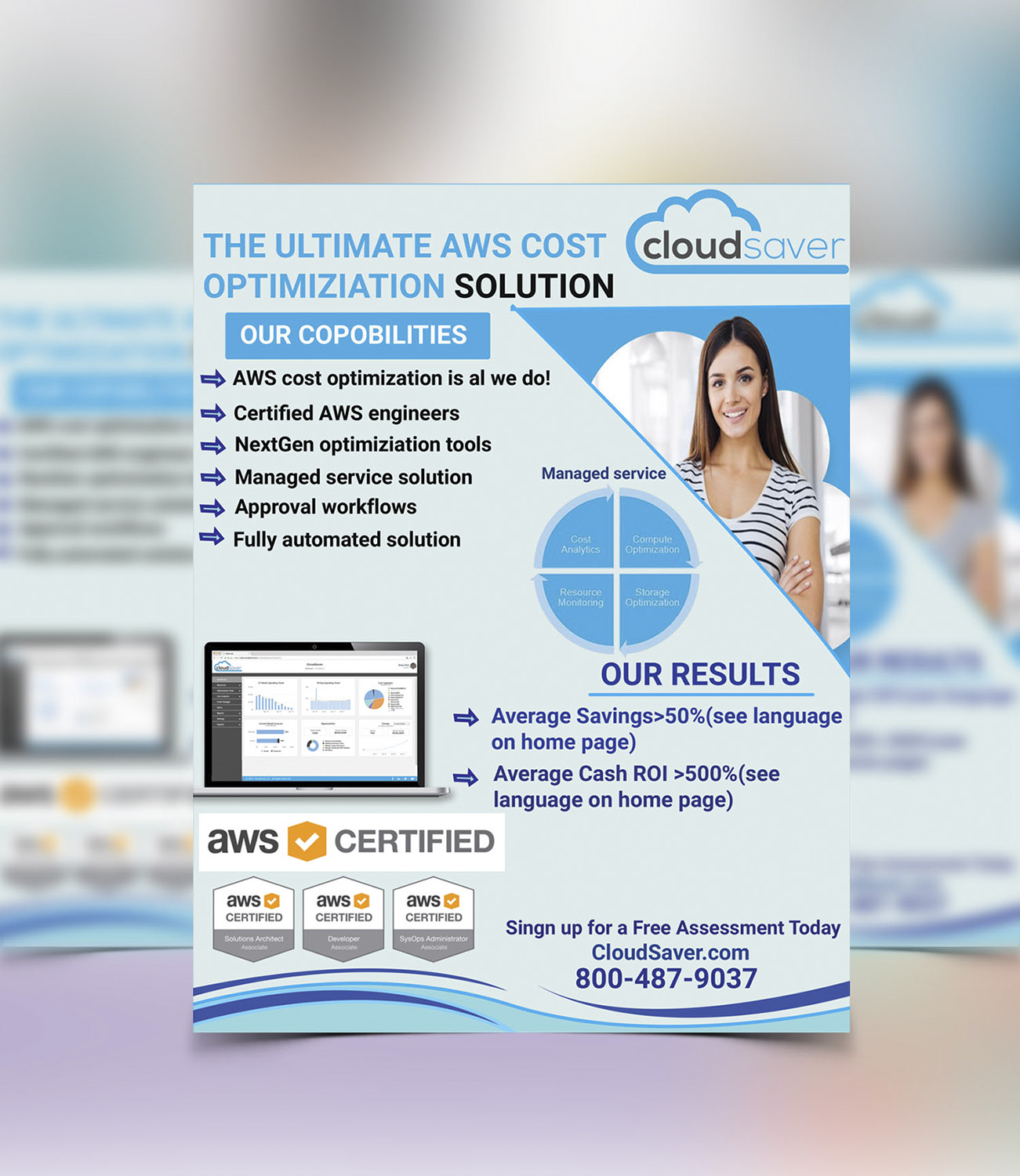 Design de Flyer par sabbirhossain230 pour CloudSaver | Design #21187318