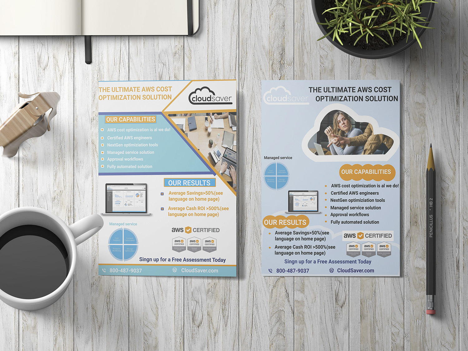 Flyer Design by sabbirhossain230 for CloudSaver | Design #21196480