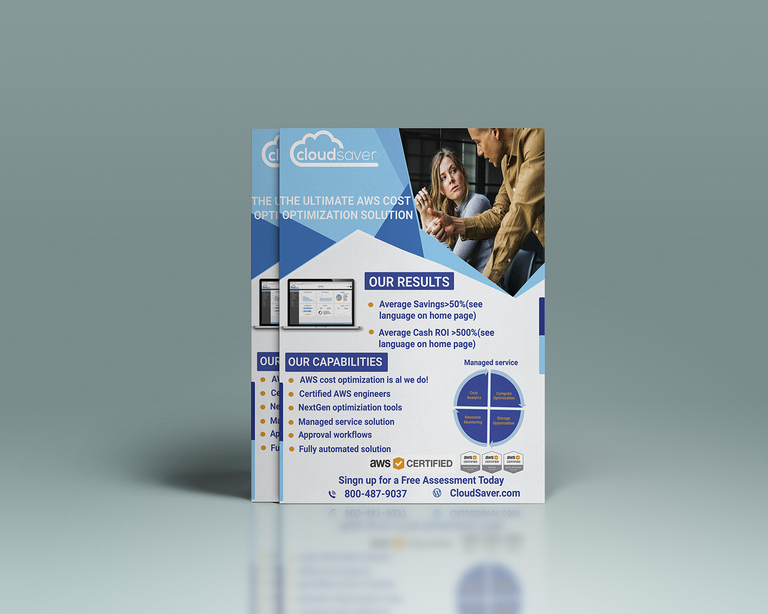 Flyer Design by sabbirhossain230 for CloudSaver | Design #21196482