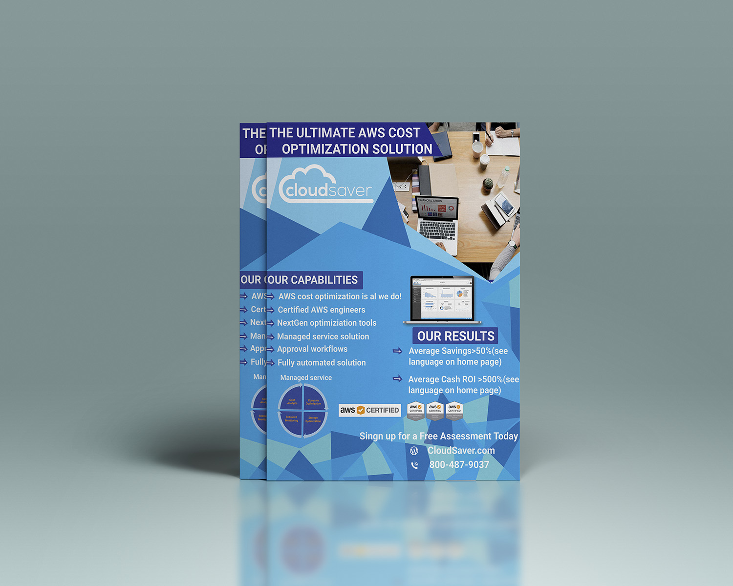 Flyer Design by sabbirhossain230 for CloudSaver | Design #21196484
