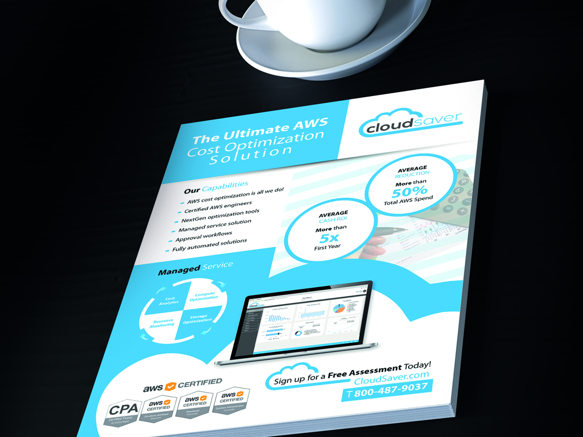 Flyer Design by evieplusdesign for CloudSaver | Design #21186339
