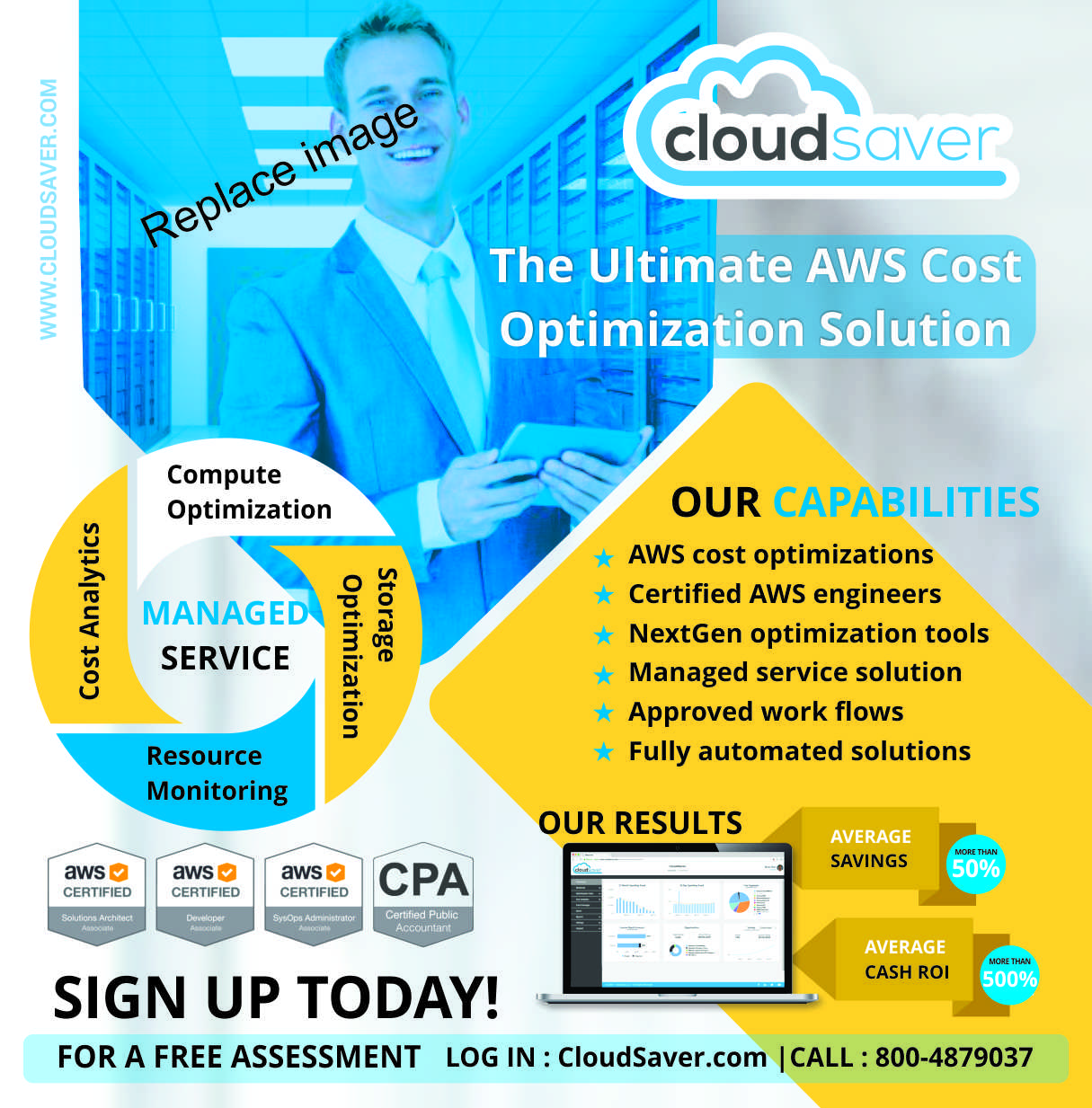 Diseño de Flyer por thisisit para CloudSaver | Diseño #21193328