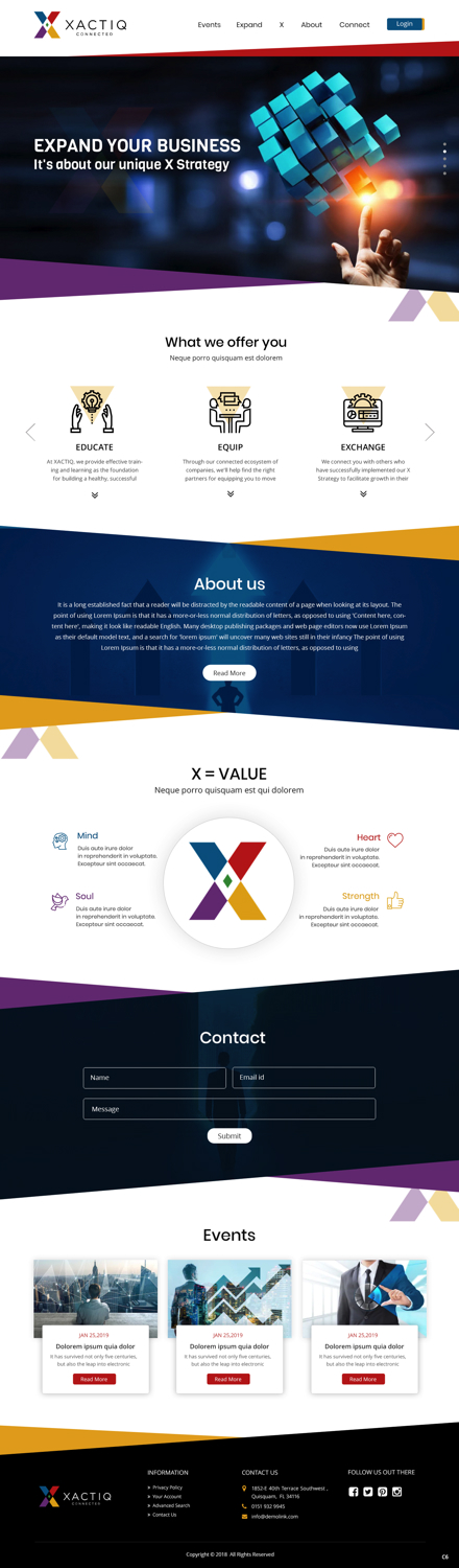 Web Design by pb for this project | Design #21185822