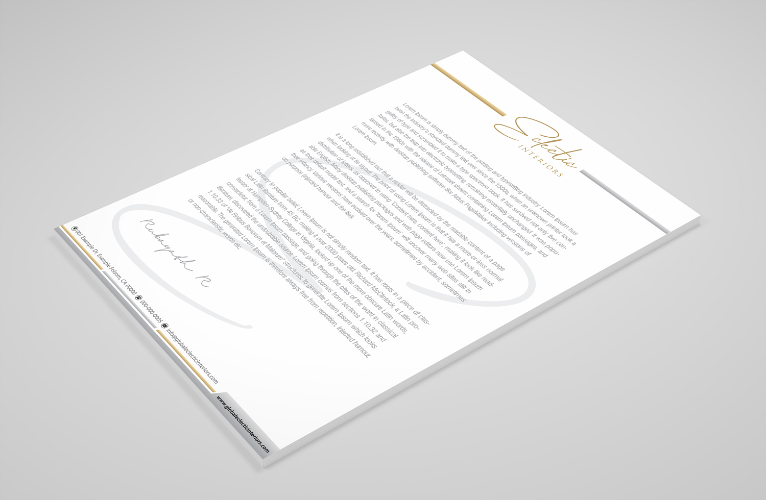 Stationery Design by Petter Goms for UNii  | Design #21206738