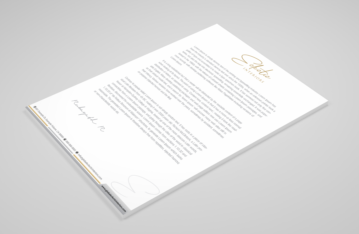 Stationery Design by Petter Goms for UNii  | Design #21209188