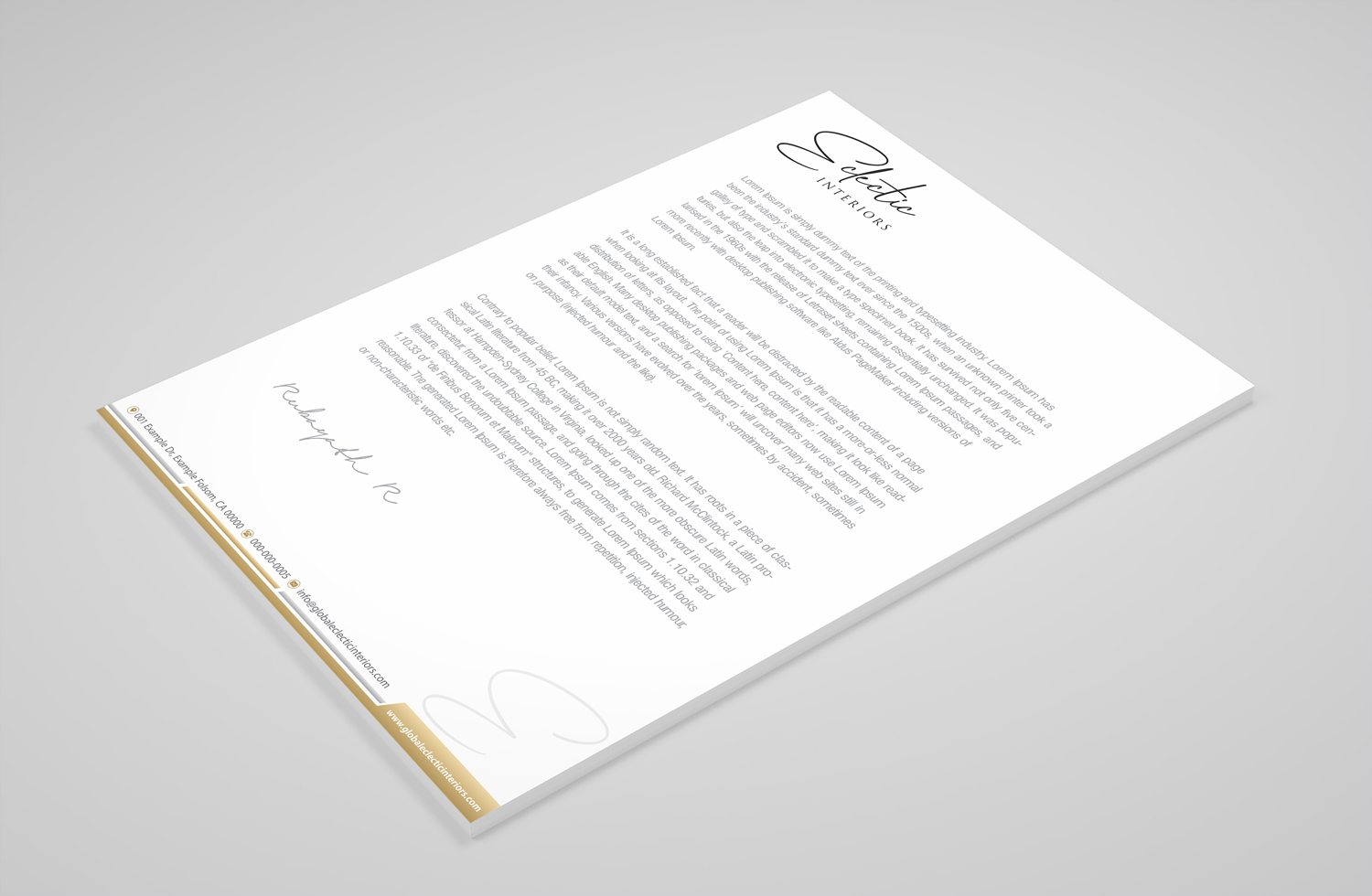 Stationery Design by Petter Goms for UNii  | Design #21209404
