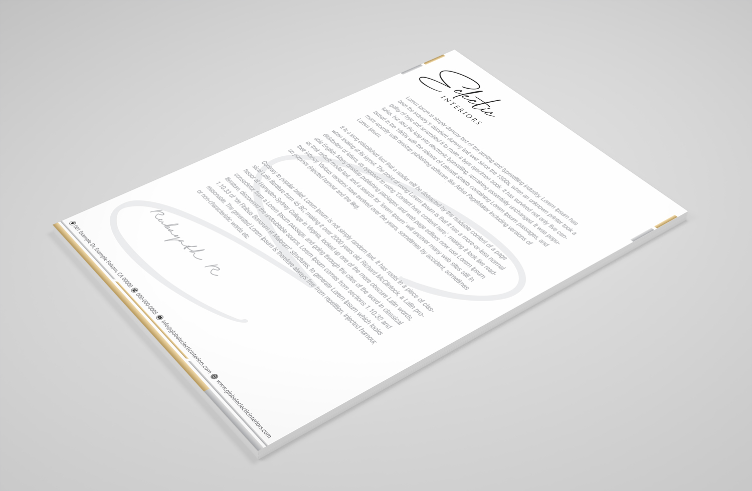Stationery Design by Petter Goms for UNii  | Design #21209406