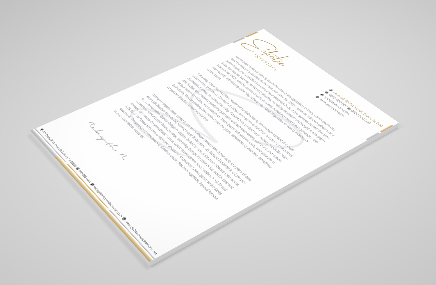 Stationery Design by Petter Goms for UNii  | Design #21209486