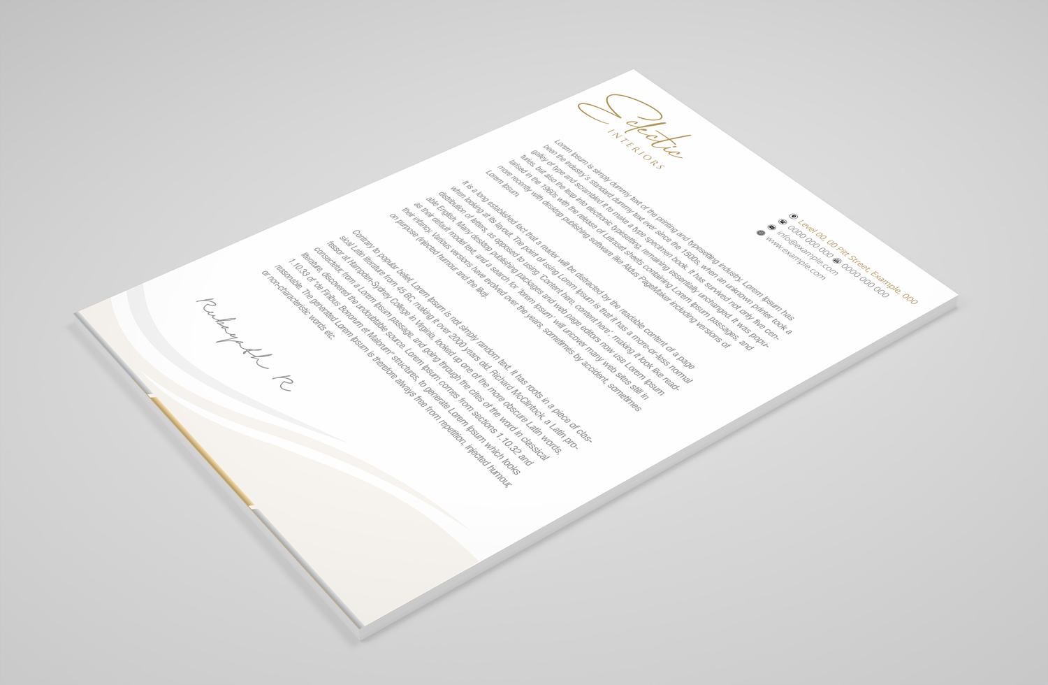 Stationery Design by Petter Goms for UNii  | Design #21209525
