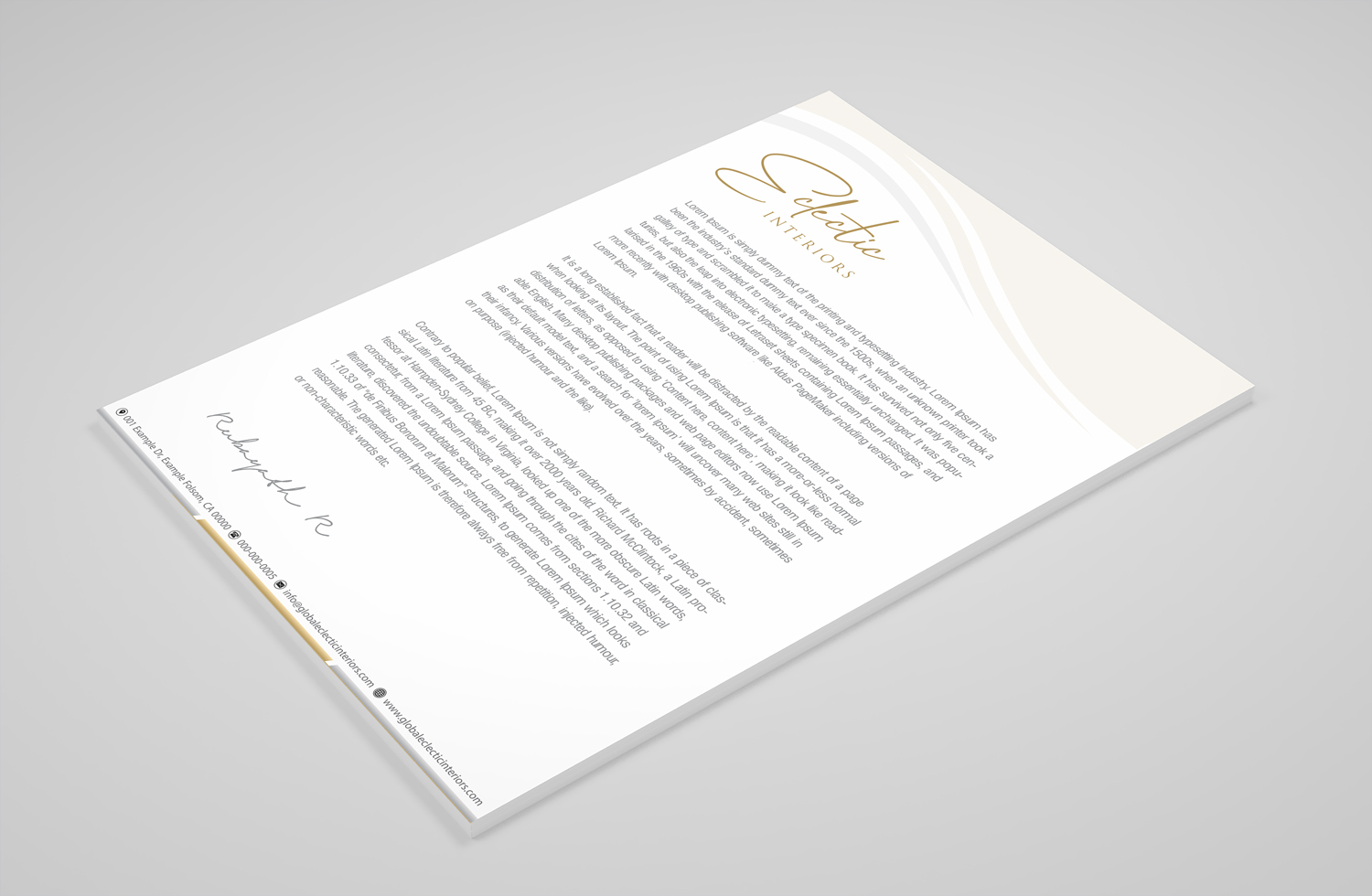 Stationery Design by Petter Goms for UNii  | Design #21209551