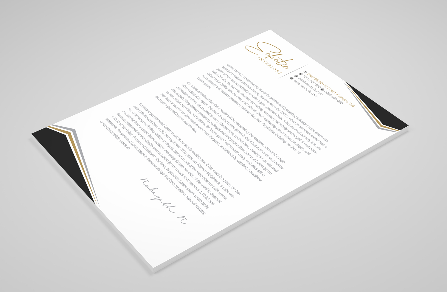 Stationery Design by Petter Goms for UNii  | Design #21209638