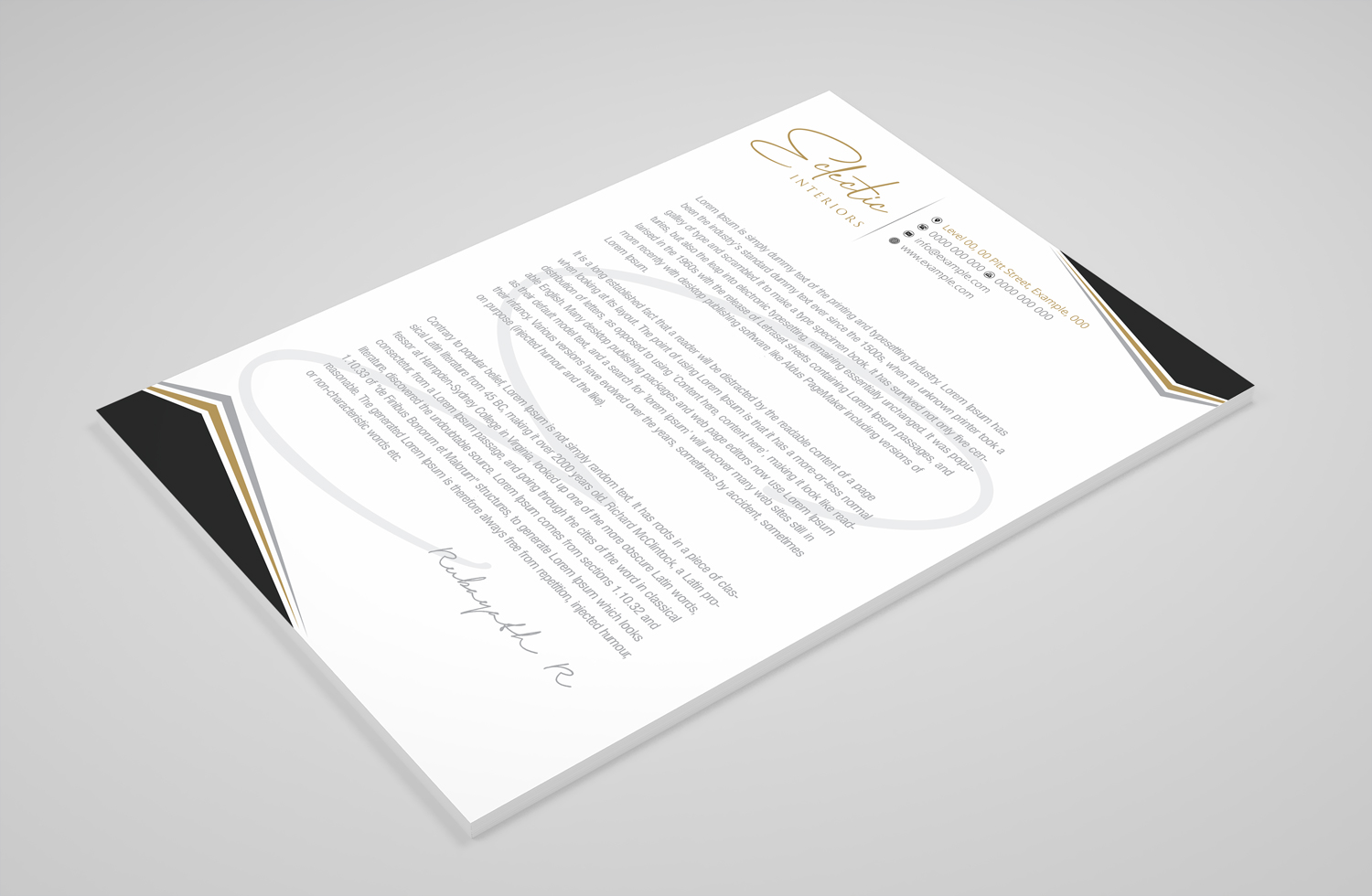 Stationery Design by Petter Goms for UNii  | Design #21209639