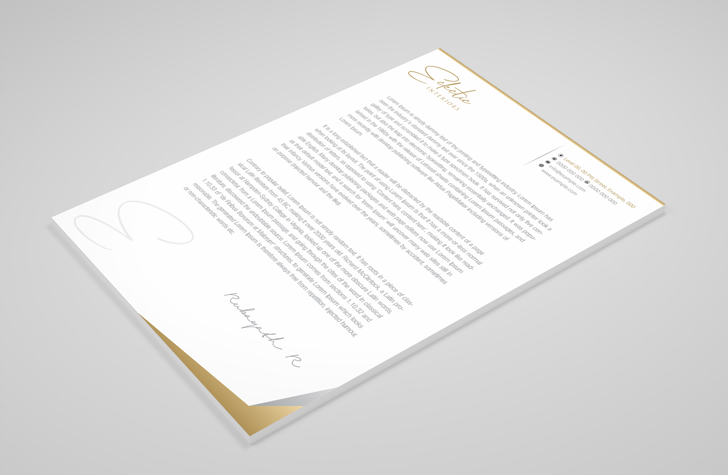 Stationery Design by Petter Goms for UNii  | Design #21209815