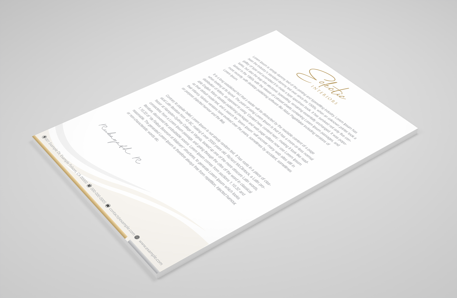 Stationery Design by Petter Goms for UNii  | Design #21210671