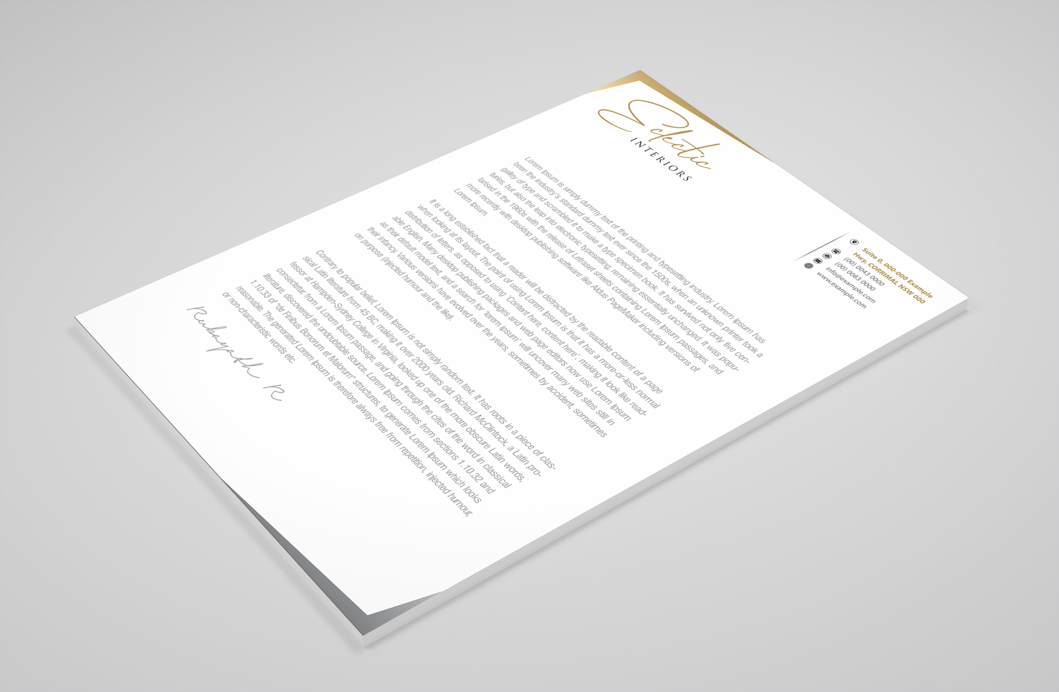 Stationery Design by Petter Goms for UNii  | Design #21213265