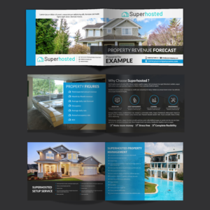 Promotional brochure required for short term rental management agency based in Portugal | Diseño de Brochure por Schöpfer