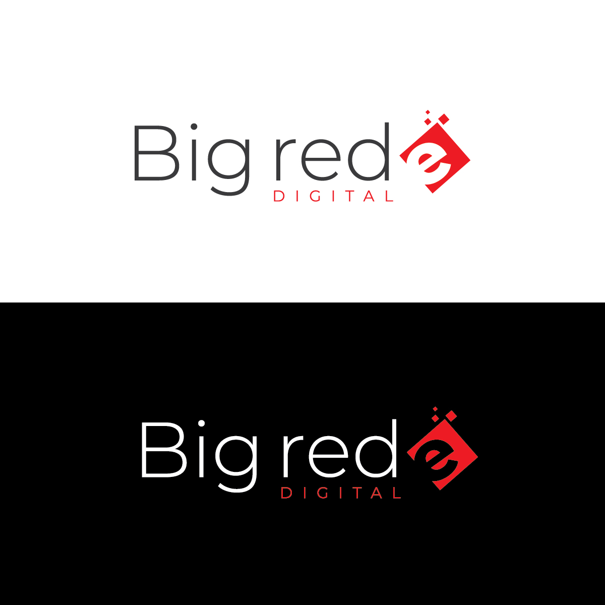 Logo Design by k.l.s.chatterjee 2 for Big Red e | Design #21199277