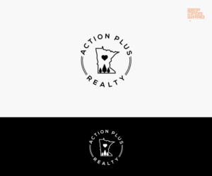 Action Plus Realty | Logo Design by step forward 2
