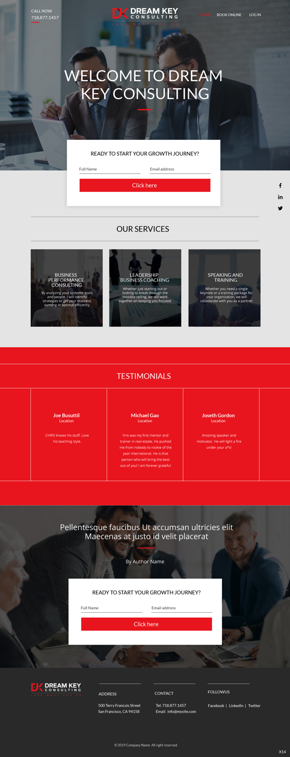 Web Design by pb for this project | Design #21194980