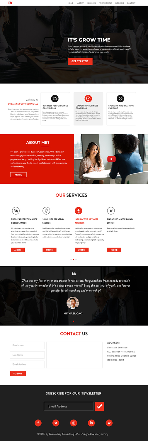 Diseño Web por aberyor para este proyecto | Diseño #21188518