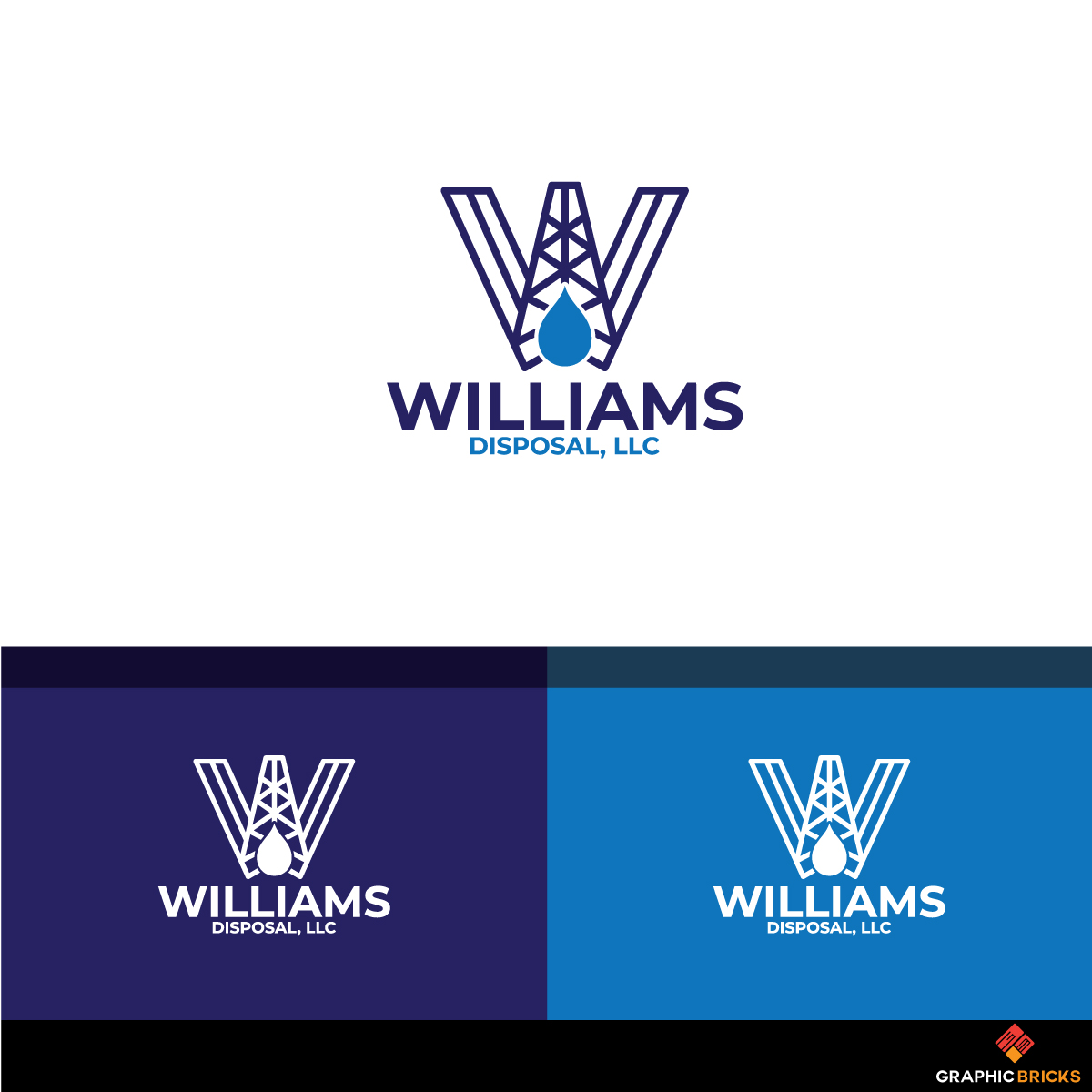 Logo Design by Graphic Bricks for Williams Disposal, LLC | Design: #21228097