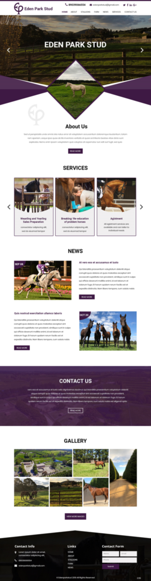 Web Design by pb for this project | Design: #21205398