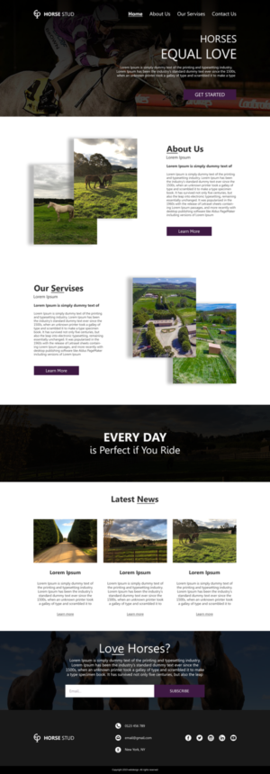 Web Design by 3N54R07