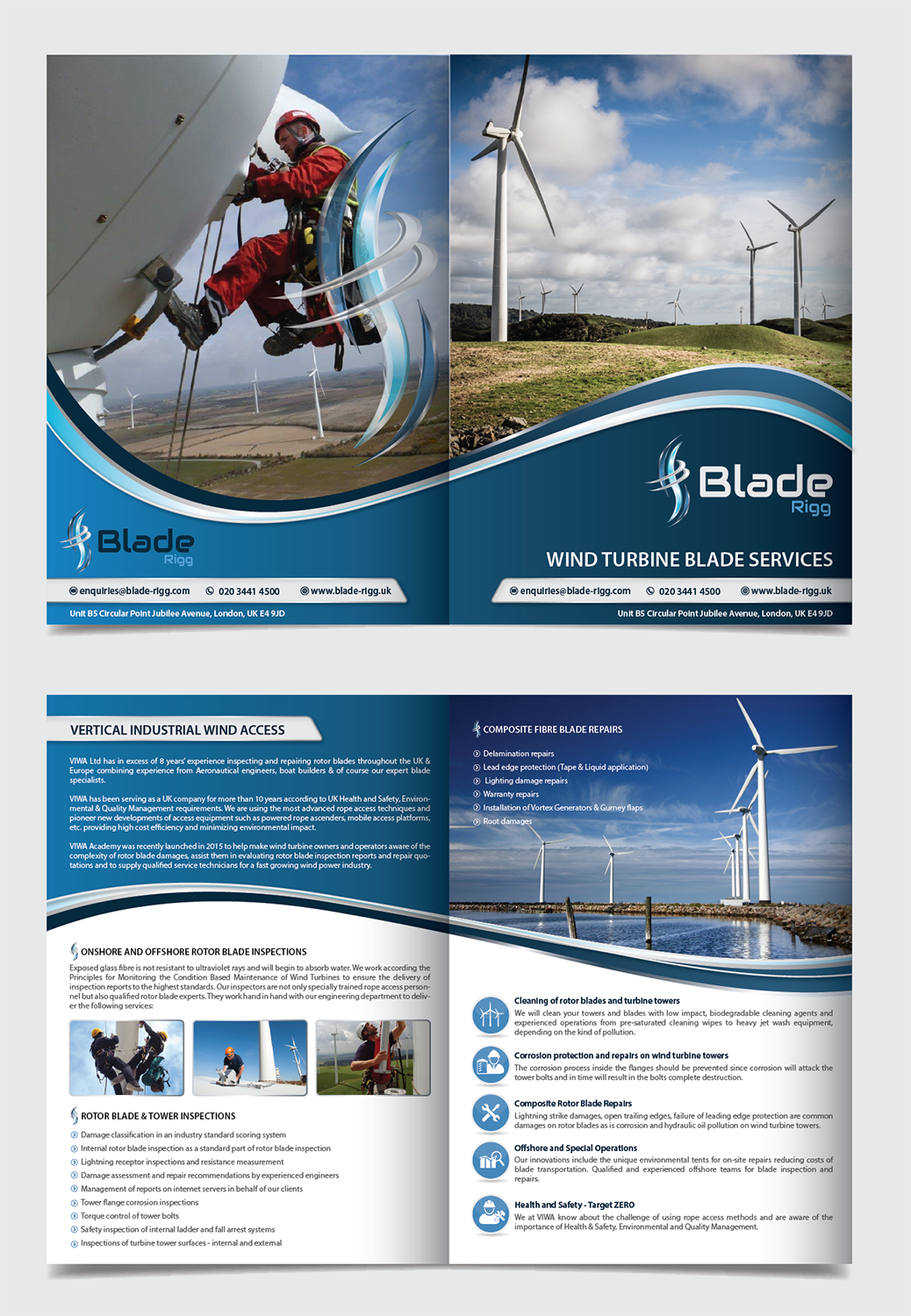 Design de Flyer par alex989 pour Blade Rigg Ltd | Design #21201043