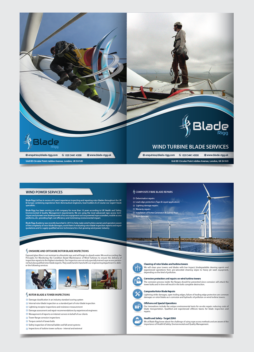 Design de Flyer par alex989 pour Blade Rigg Ltd | Design #21232479