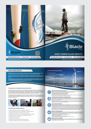Wind Turbine Blade Repair Brochure | Diseño de Flyer por alex989