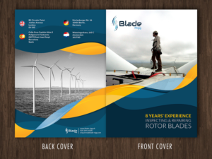 Wind Turbine Blade Repair Brochure | Diseño de Flyer por rug