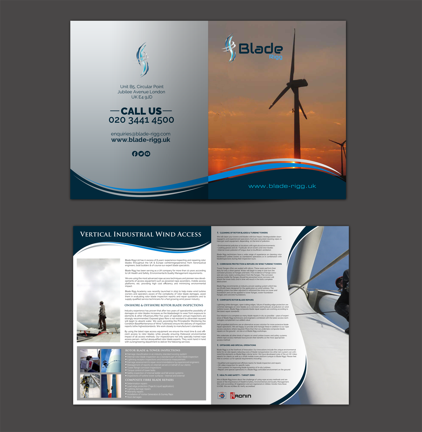 Design de Flyer par chandrayaan.creative pour Blade Rigg Ltd | Design #21207204